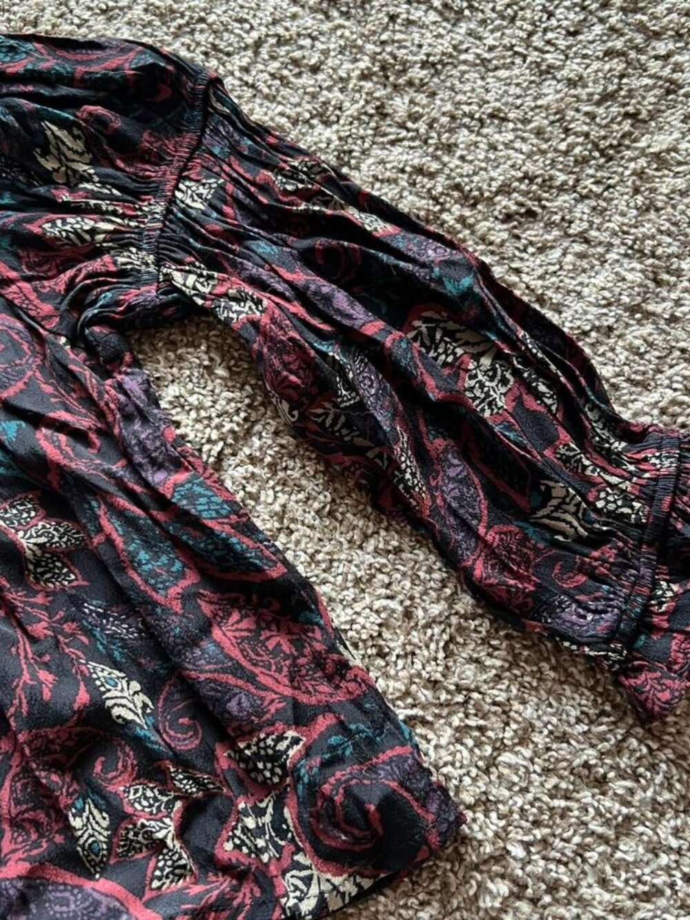 Boot Barn Off the Shoulder Paisley Top - Picture 4 of 5